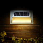 Solar Step Light - Warm White with Silver Case V341-SSGL-03