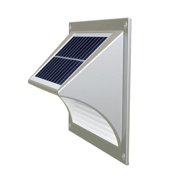 Solar Step Light - Warm White with Silver Case V341-SSGL-03