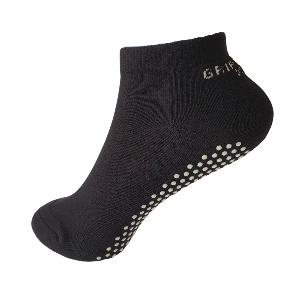 Gripperz Anklet Non Slip Socks - X-Small / Black V346-A-BLACK-XS