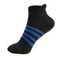 Gripperz Anklet Non Slip Socks - Medium / Black Racer V346-A-BLUEBLACK-M