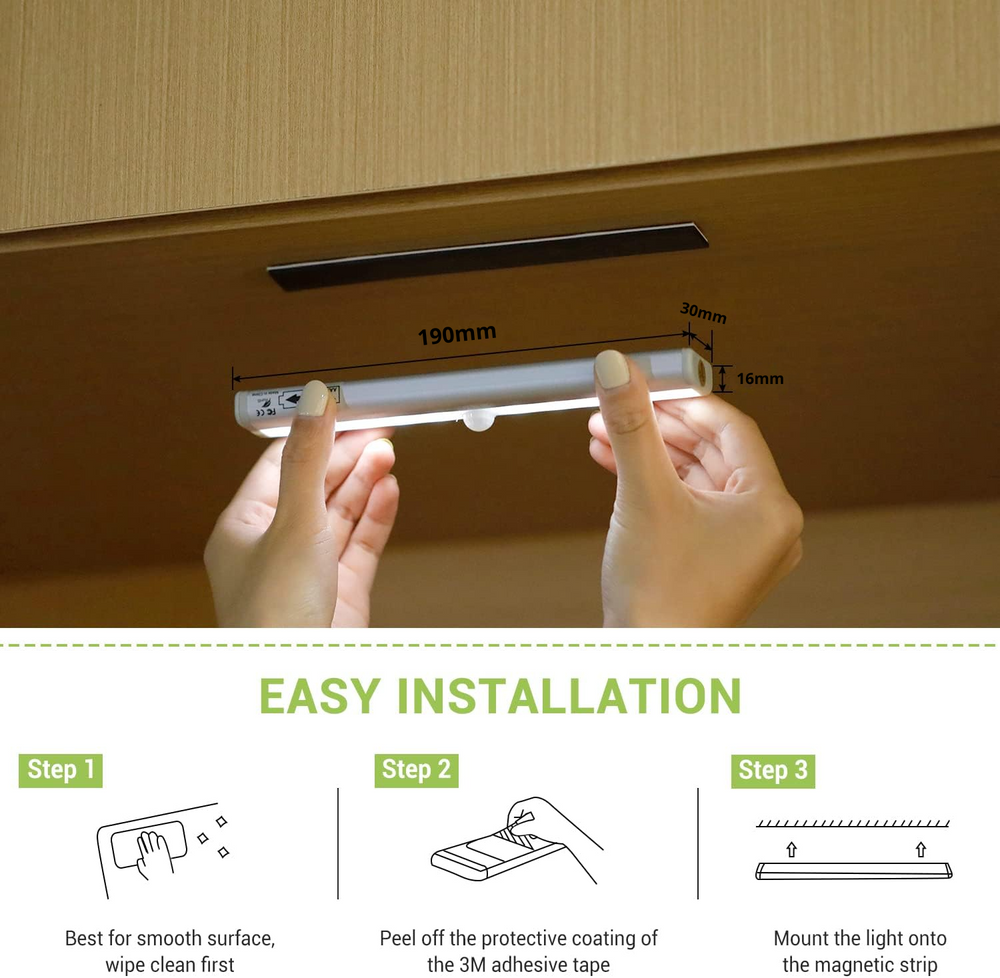 Portable Fall Prevention Sensor Strip Light V346-BL0055