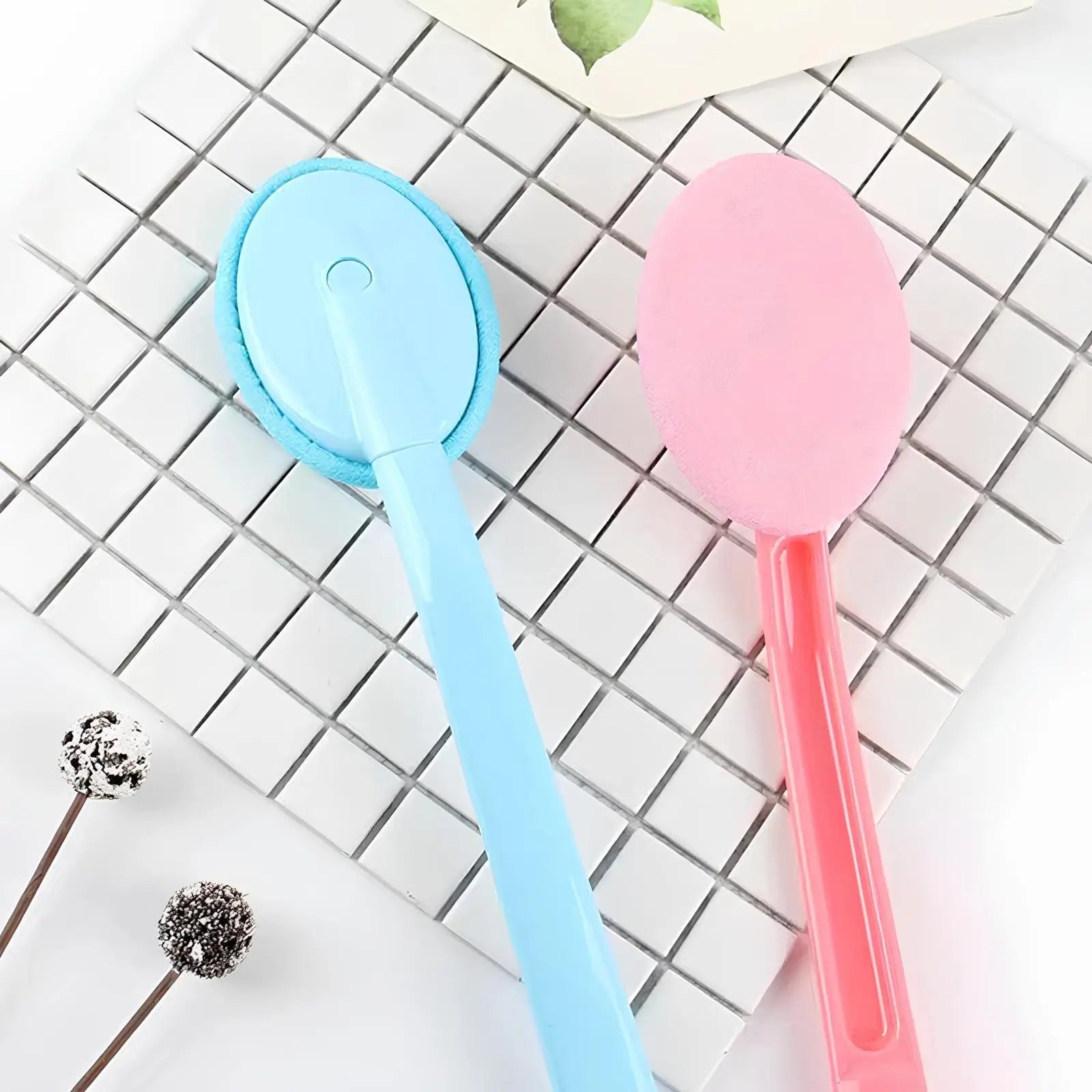 Back & Body Self Bath Brush Lotion Applicator - Blue V346-LOTION-BLUE