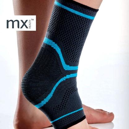 MX Health Premium Elasticated Ankle Support - Medium V346-MX72221