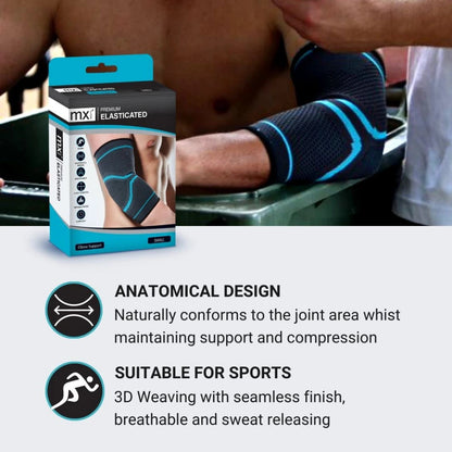 MX Health Premium Elasticated Elbow Support - Medium V346-MX72321