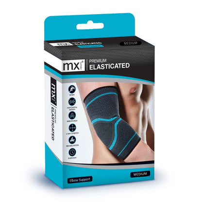 MX Health Premium Elasticated Elbow Support - Medium V346-MX72321