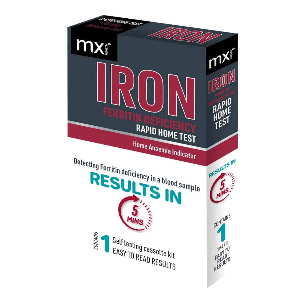 MX Health Ferritin (Iron) Test Cassette - Single Test V346-MX86318