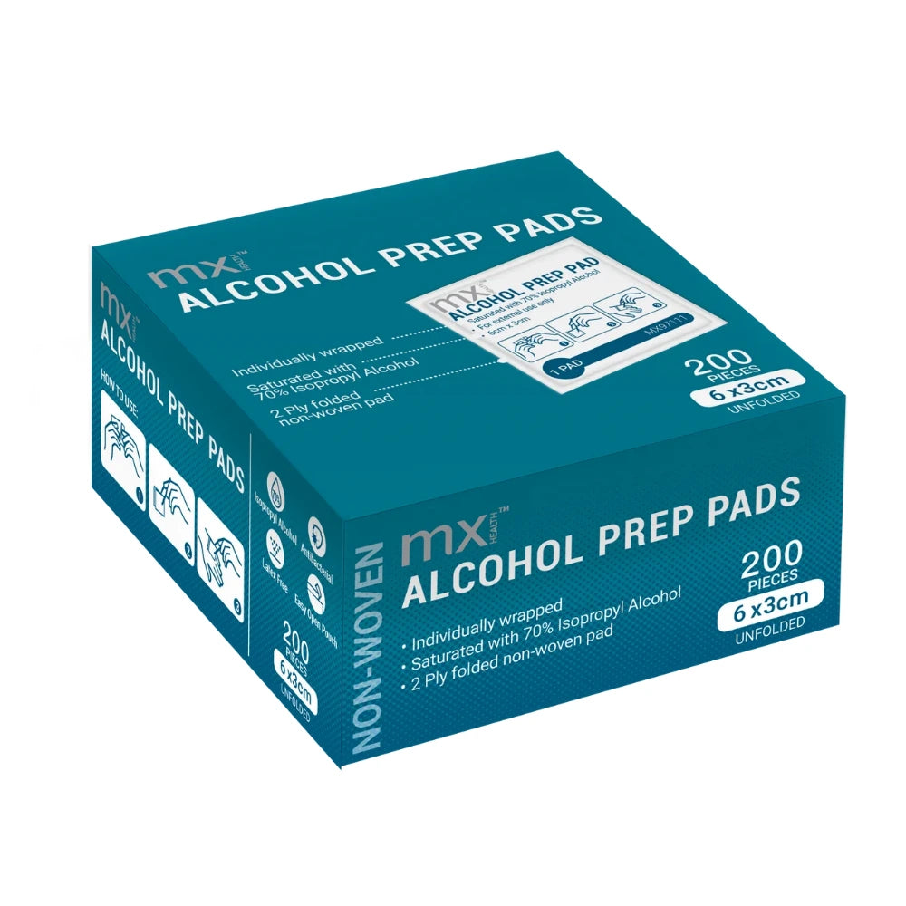 mx Health Alcohol Pre-Injection Prep Pads V346-MX97111