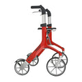 Let's Fly Mobility Rollator Wheelie Walker - Red V346-RED735003688