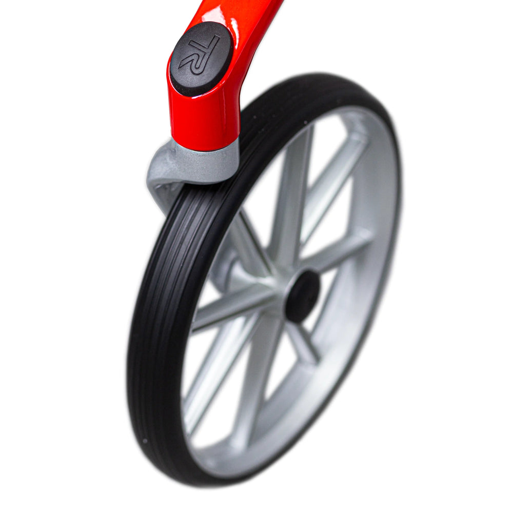 Let's Fly Mobility Rollator Wheelie Walker - Red V346-RED735003688
