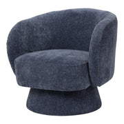 Interior Ave - Celine Swivel Armchair - Chenille Denim Blue V355-IA-AC-CB