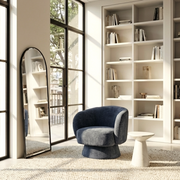 Interior Ave - Celine Swivel Armchair - Chenille Denim Blue V355-IA-AC-CB