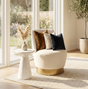Interior Ave - Chateau Swivel Accent Chair - Vanilla Oat V355-IA-ACC-CHS-VOAT