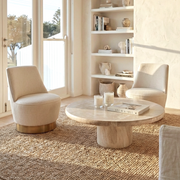 Interior Ave - Chateau Swivel Accent Chair - Vanilla Oat V355-IA-ACC-CHS-VOAT