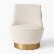 Interior Ave - Chateau Swivel Accent Chair - Vanilla Oat V355-IA-ACC-CHS-VOAT