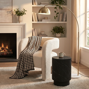 Interior Ave - Portia Boucle Arm Chair - Off White V355-IA-ACC-POR-WHT