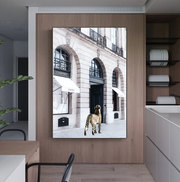 Interior Ave - Catwalk - 90cm x 60cm White Framed Artwork V355-IA-AW-CW-F9060