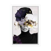 Interior Ave - Gold Rush - 90cm x 60cm White Framed Artwork V355-IA-AW-GR-F9060