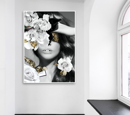 Interior Ave - Made In Italy - 90cm x 60cm White Framed Artwork V355-IA-AW-MI-F9060