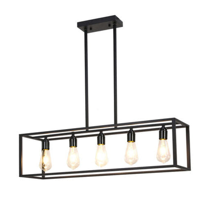 Interior Ave - Industrial 5 Light Chandelier V355-IA-C1-B