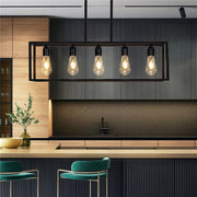 Interior Ave - Industrial 5 Light Chandelier V355-IA-C1-B
