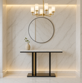 Interior Ave - Pandora Stone Marble Console - Marble & Black V355-IA-CO1-MB