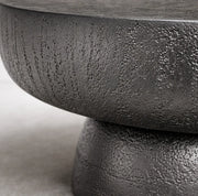Interior Ave - Korra Sculptural Black Stone Coffee Table V355-IA-CT-KOR-BLA