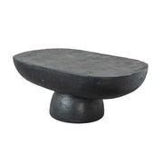 Interior Ave - Korra Sculptural Black Stone Coffee Table V355-IA-CT-KOR-BLA
