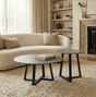 Interior Ave - Broadway Two Tier Coffee Table Set - Stone Grey V355-IA-CT4-GG