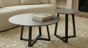Interior Ave - Broadway Two Tier Coffee Table Set - Stone Grey V355-IA-CT4-GG