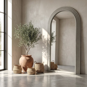 Interior Ave - Sierra Arched Step Mirror - Signature Sculptural Concrete Statement Piece V355-IA-DM-SC