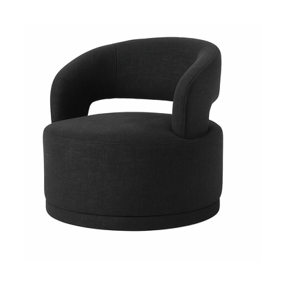 Interior Ave - Coco Milan Swivel Accent Chair - Black V355-IA-OCC-COC-BLK