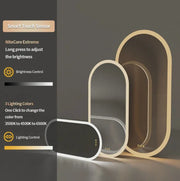 Interior Ave - 60 x 120cm Oval Frameless LED Bathroom Mirror V355-IA-OWM-60120