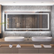 Interior Ave - 120 x 80cm Rectangle Frameless LED Bathroom Mirror V355-IA-RWM-12080
