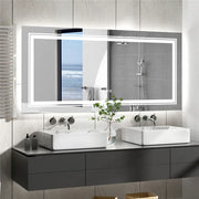 Interior Ave - 120 x 80cm Rectangle Frameless LED Bathroom Mirror V355-IA-RWM-12080