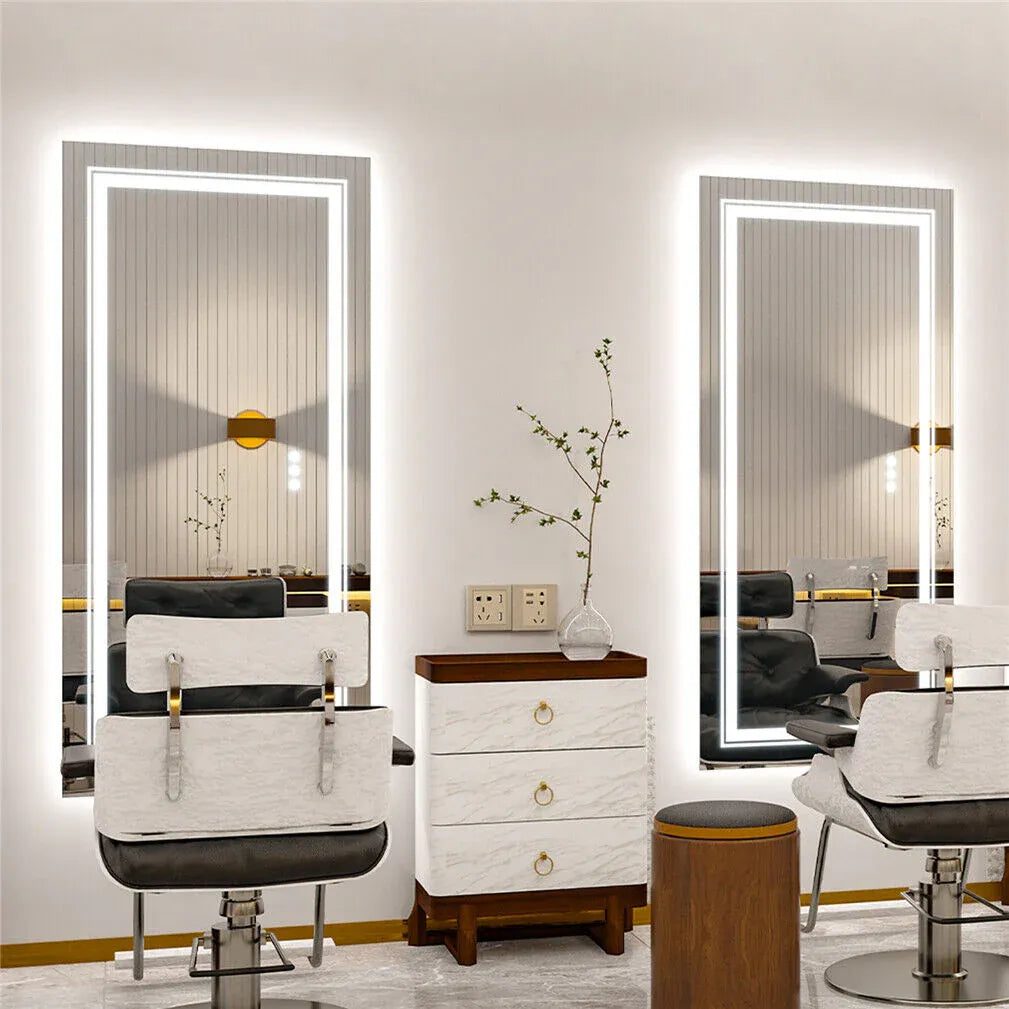Interior Ave - 120 x 80cm Rectangle Frameless LED Bathroom Mirror V355-IA-RWM-12080