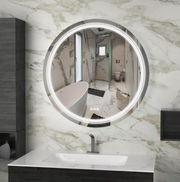 Interior Ave - 60cm Round Frameless LED Bathroom Mirror V355-IA-RWM-60