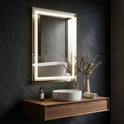 Interior Ave - 50 x 70cm Rectangle Frameless LED Bathroom Mirror V355-IA-RWM-7050