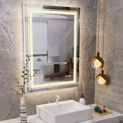 Interior Ave - 50 x 70cm Rectangle Frameless LED Bathroom Mirror V355-IA-RWM-7050