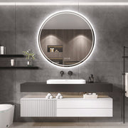 Interior Ave - 80cm Round Frameless LED Bathroom Mirror V355-IA-RWM-80