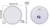 Interior Ave - 80cm Round Frameless LED Bathroom Mirror V355-IA-RWM-80