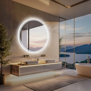 Interior Ave - 80cm Round Frameless LED Bathroom Mirror V355-IA-RWM-80