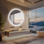 Interior Ave - 80cm Round Frameless LED Bathroom Mirror V355-IA-RWM-80