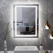 Interior Ave - 60 x 80cm Rectangle Frameless LED Bathroom Mirror V355-IA-RWM-8060