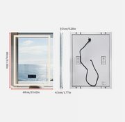 Interior Ave - 60 x 80cm Rectangle Frameless LED Bathroom Mirror - Bluetooth V355-IA-RWM-8060-BT