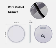 Interior Ave - 90cm Round Frameless LED Bathroom Mirror V355-IA-RWM-90