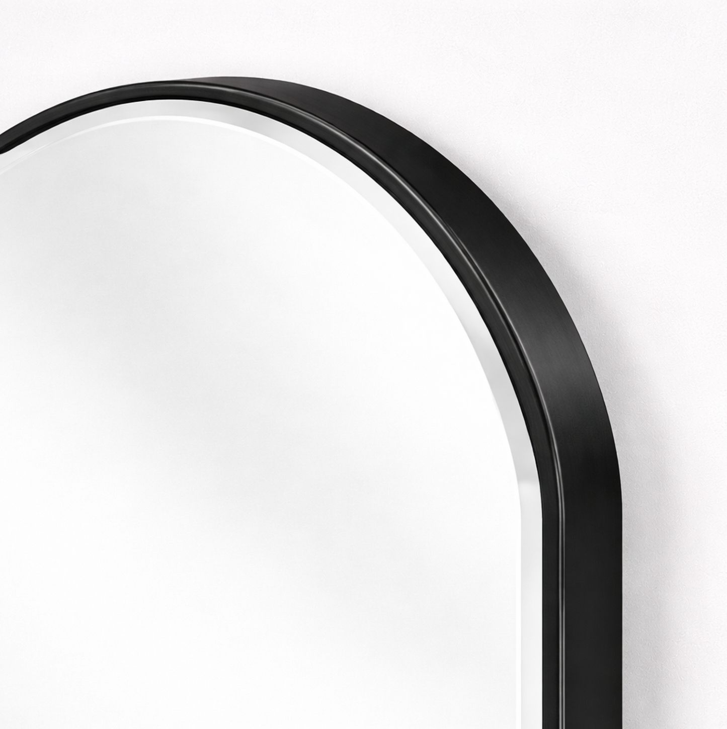 Interior Ave - Halo Arched Floor Length Mirror - Black | Signature Series V355-IA-SM-HAL-BLA