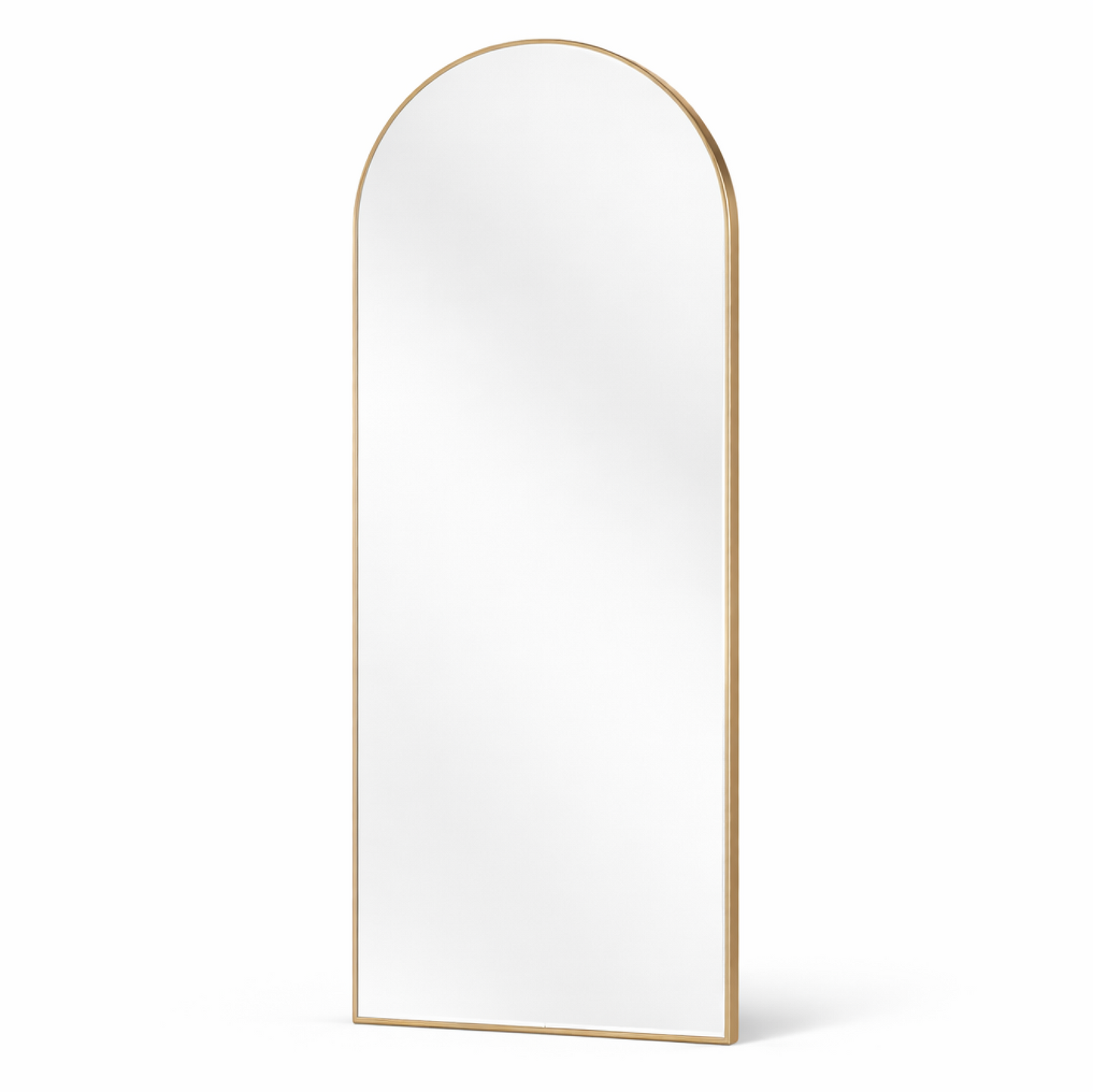 Interior Ave - Halo Arched Floor Length Mirror - Gold | Signature Series V355-IA-SM-HAL-GOL