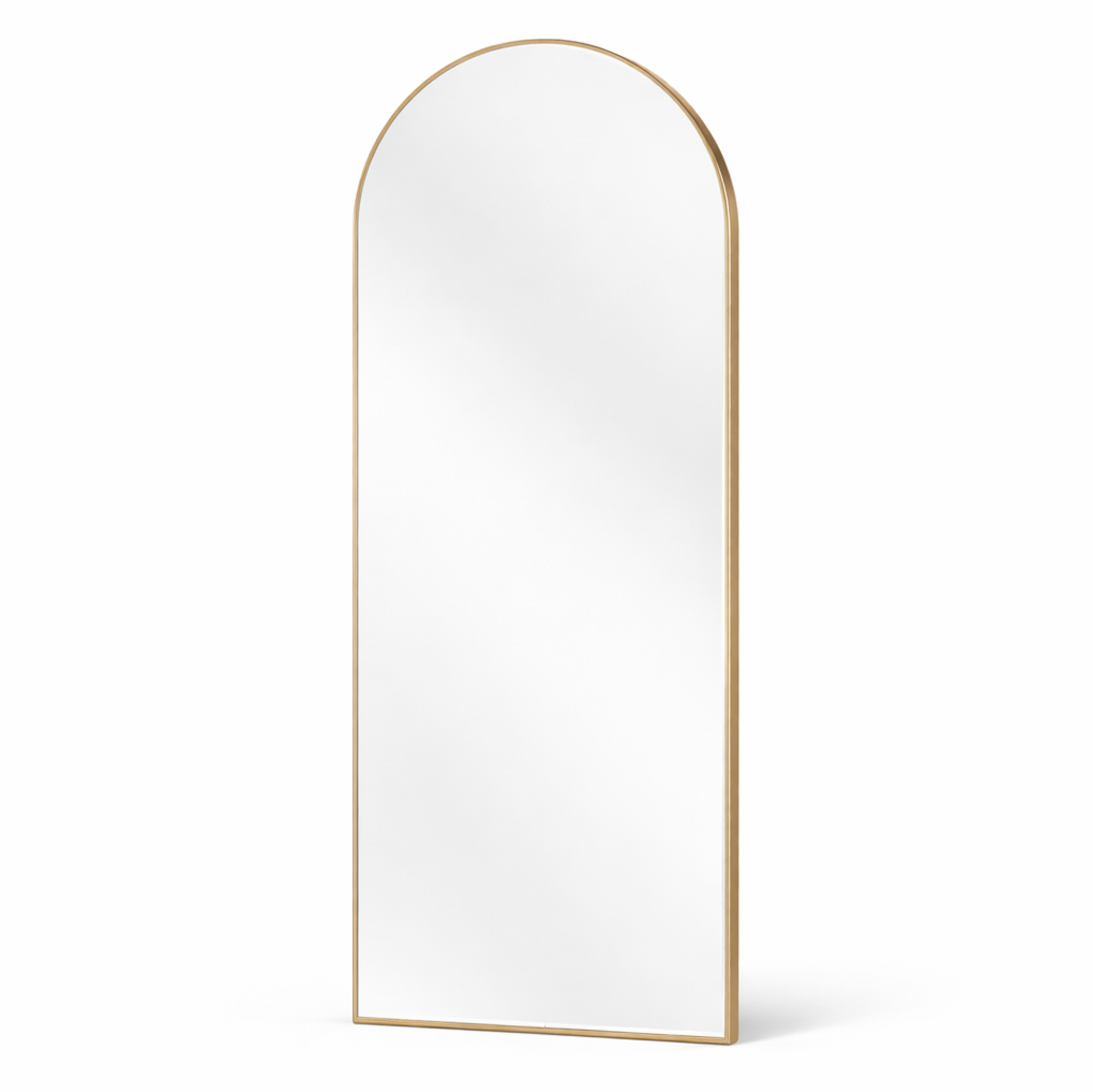Interior Ave - Halo Arched Floor Length Mirror - Gold | Signature Series V355-IA-SM-HAL-GOL