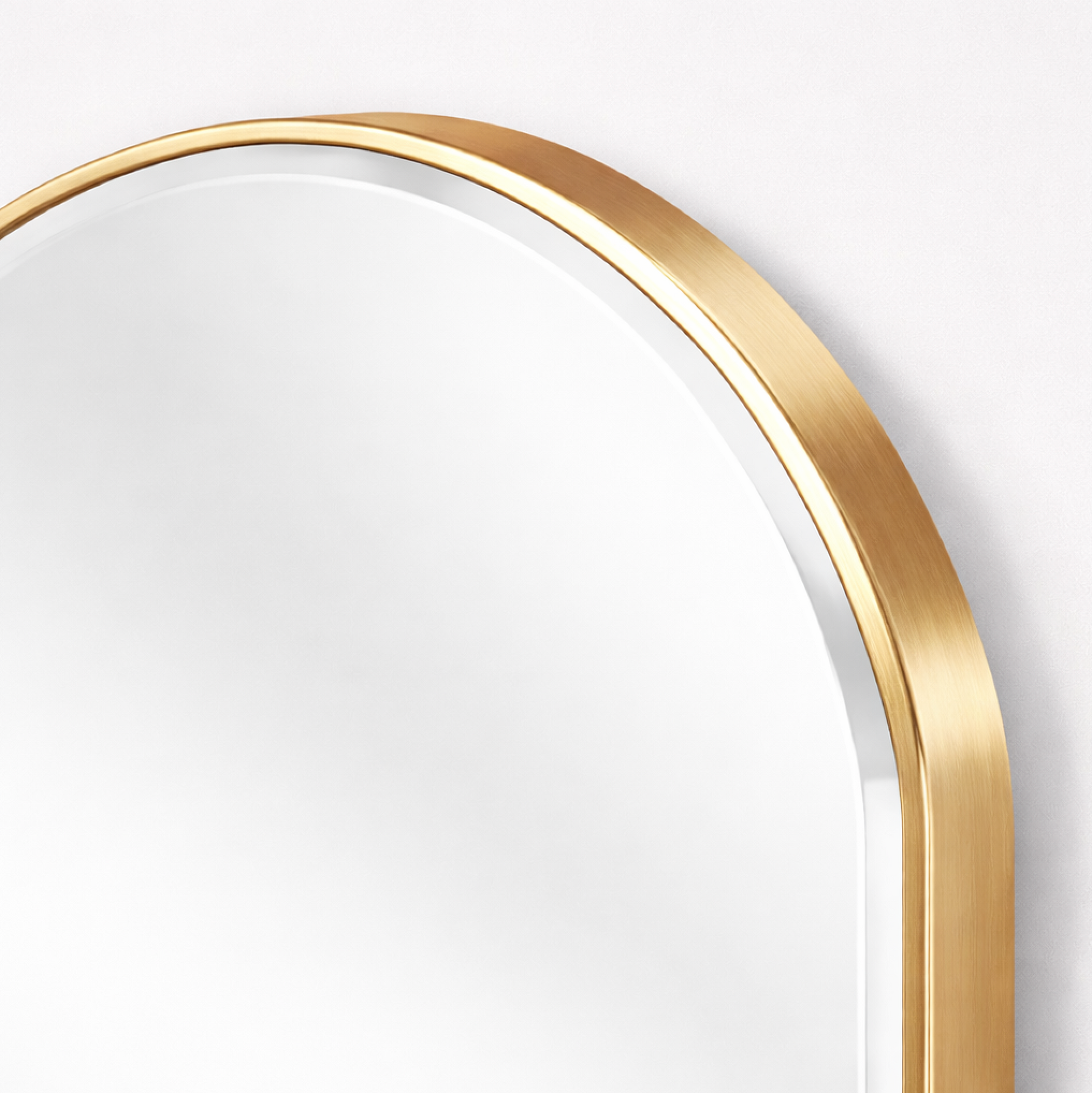 Interior Ave - Halo Arched Floor Length Mirror - Gold | Signature Series V355-IA-SM-HAL-GOL