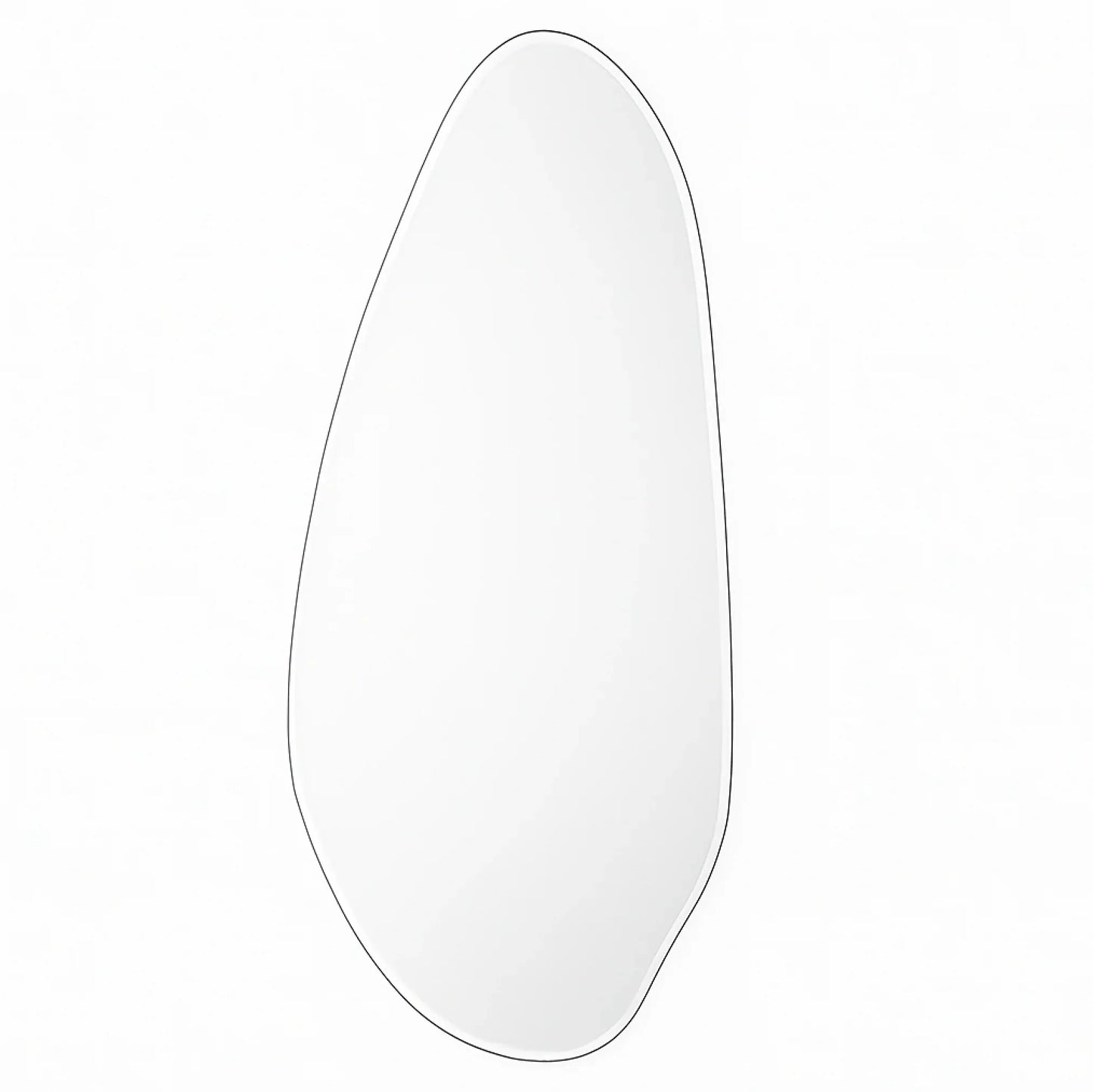 Interior Ave - Jewel Irregular LED Wall Mirror - Backlit Statement Mirror V355-IA-SM-JEW-FRA